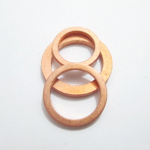Arandela plana DIN de anillo de aplastamiento de cobre
